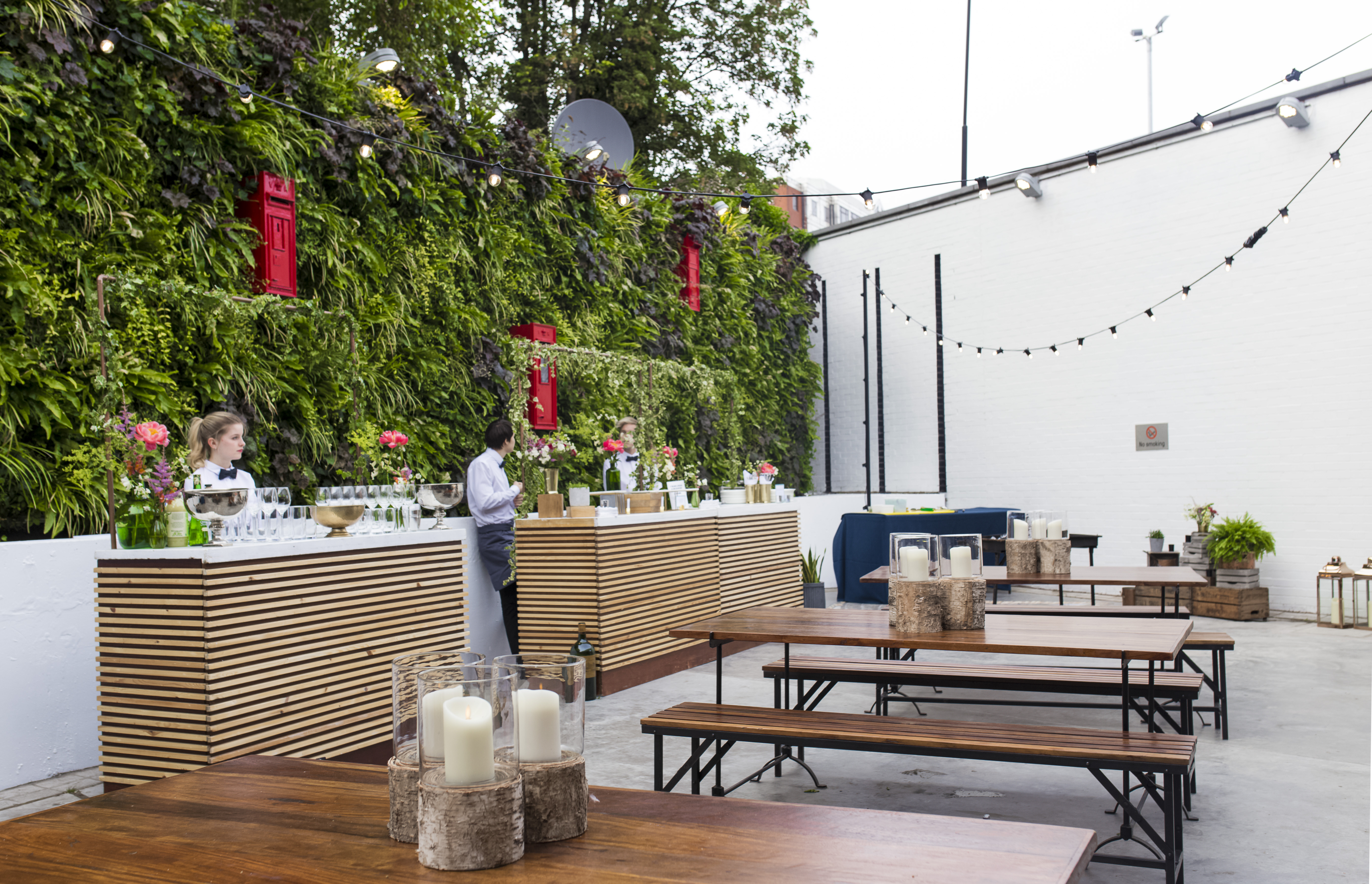 Outdoor space at The Postal Museum