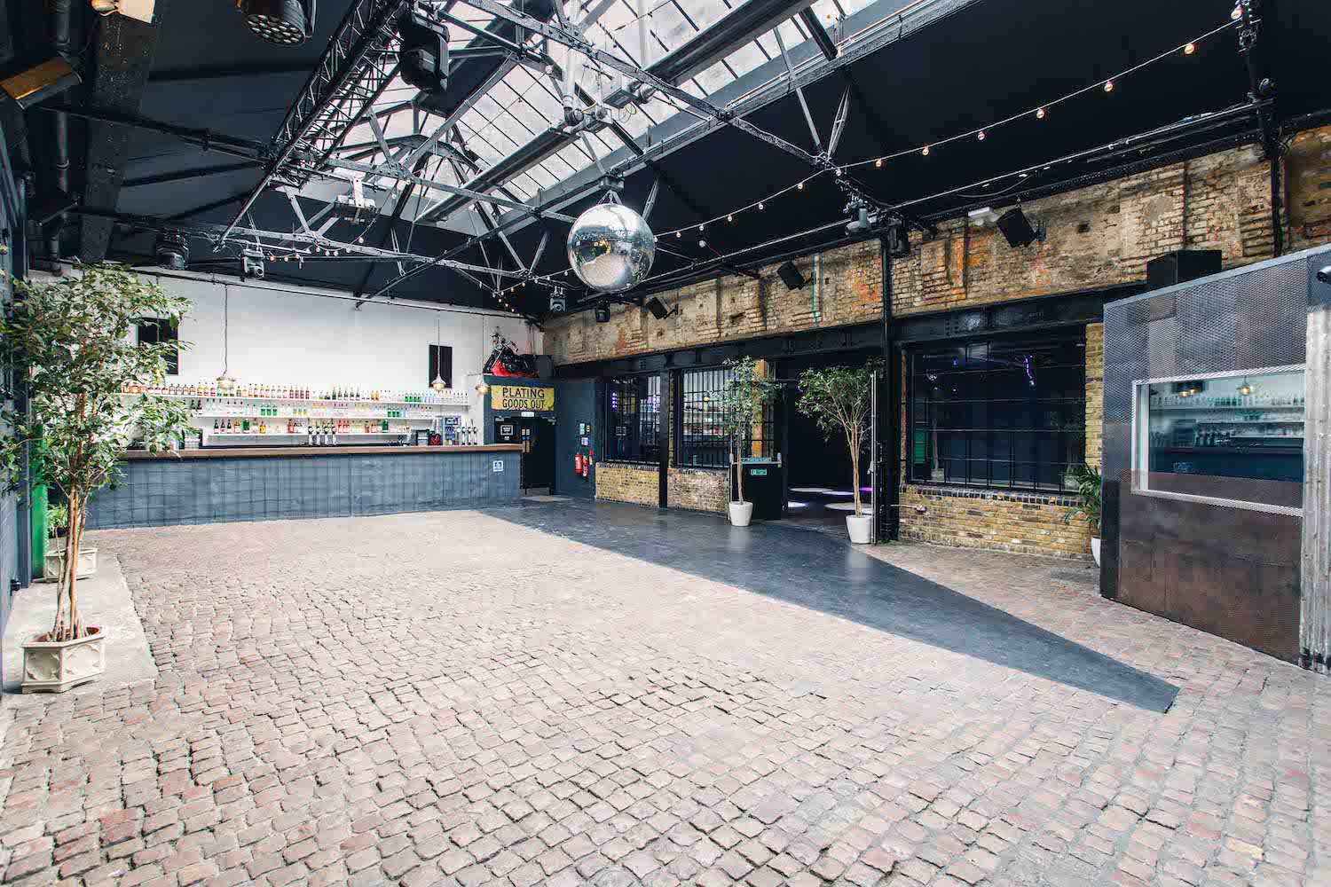 Industrial venue launch party networking