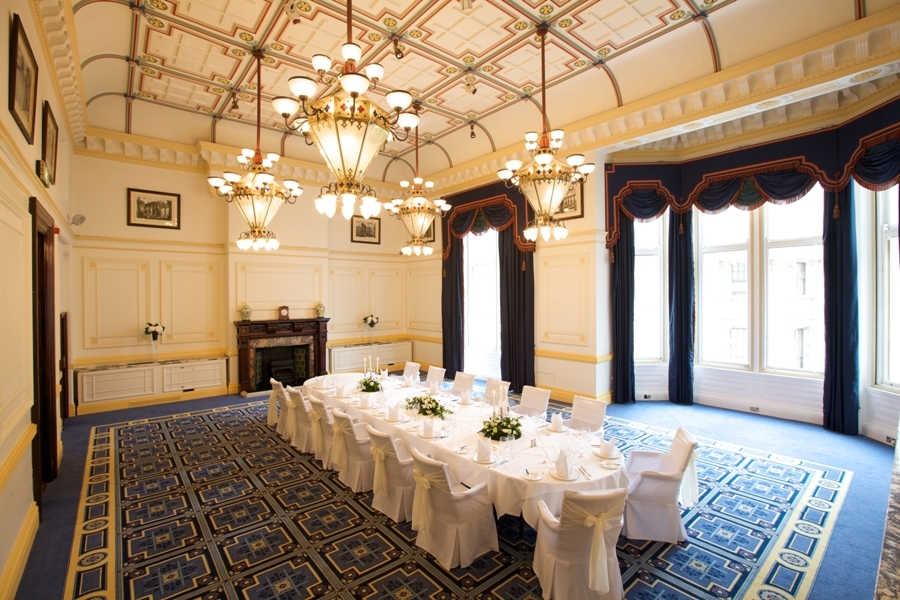 Meston Suite meeting room with elegant decor, ideal for corporate events and gatherings.
