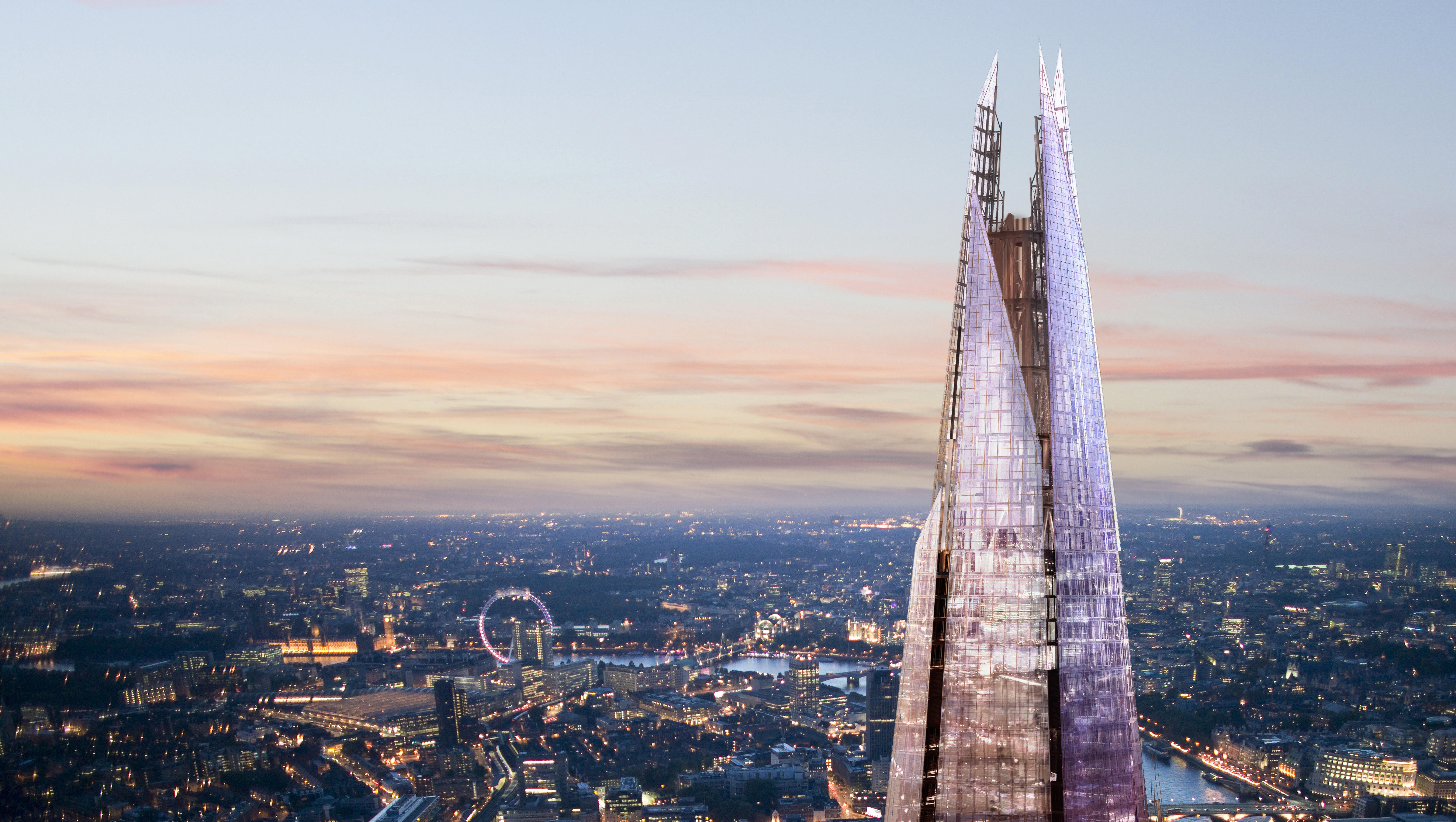 "Stunning skyline view from The Shard, ideal for corporate events and gala dinners." - Banner