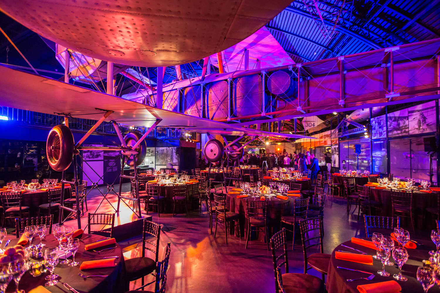 Gala dinner, vintage aircraft, Science Museum, event venue
