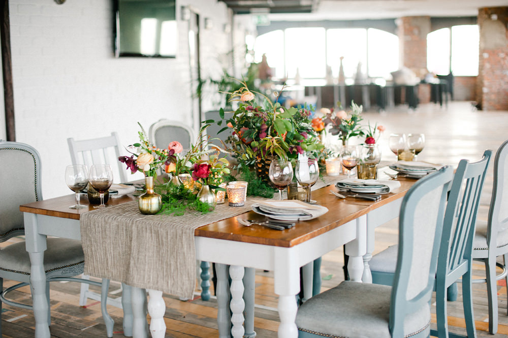 Elegant dining table setup at Atmosphere 28 Thames View for sophisticated events.