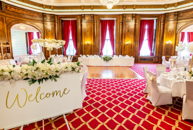 Sefton Suite at The Adelphi Hotel, elegant event space for weddings and corporate gatherings.