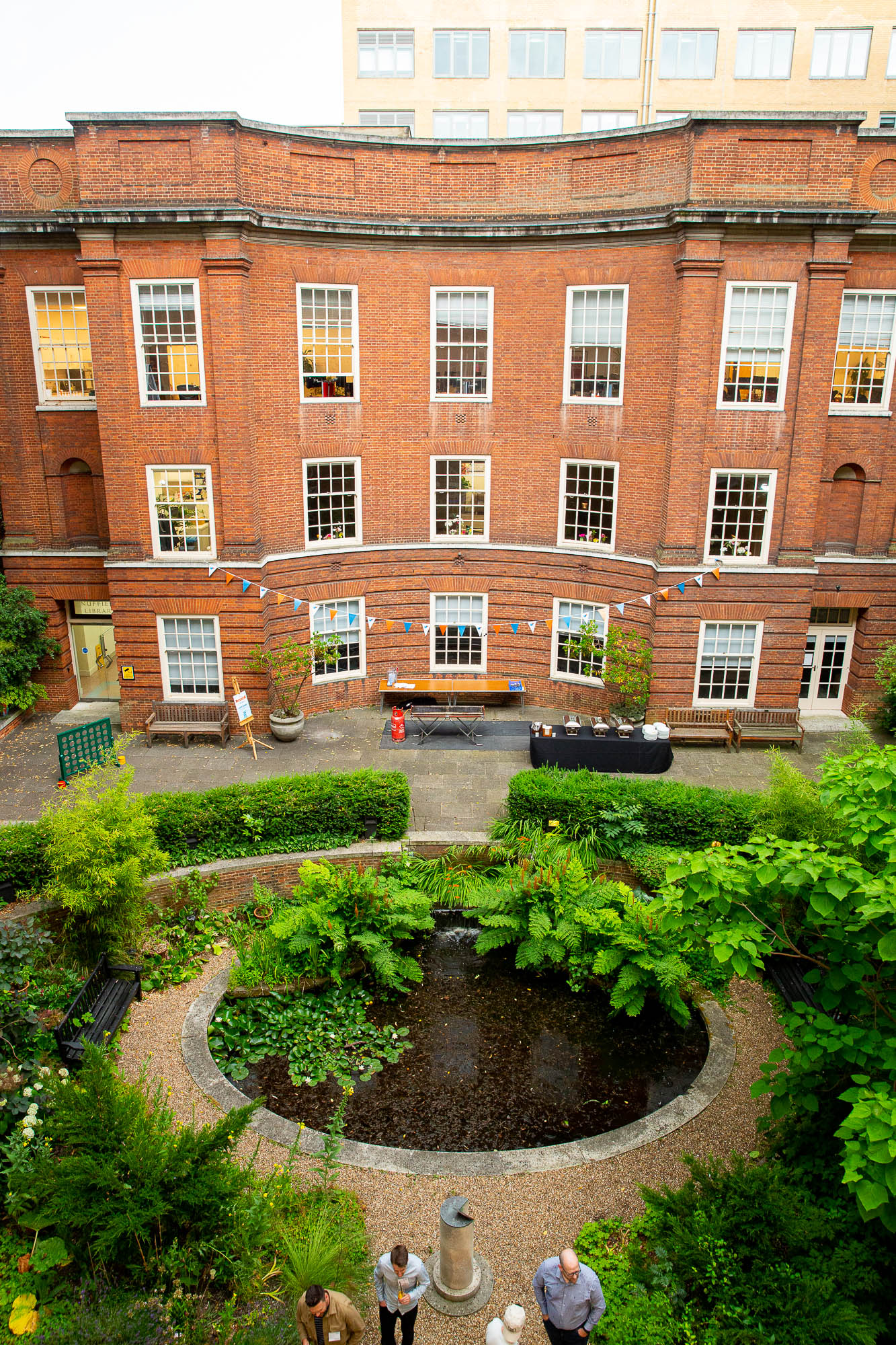 BMA House Garden: Intimate reception, networking event.
