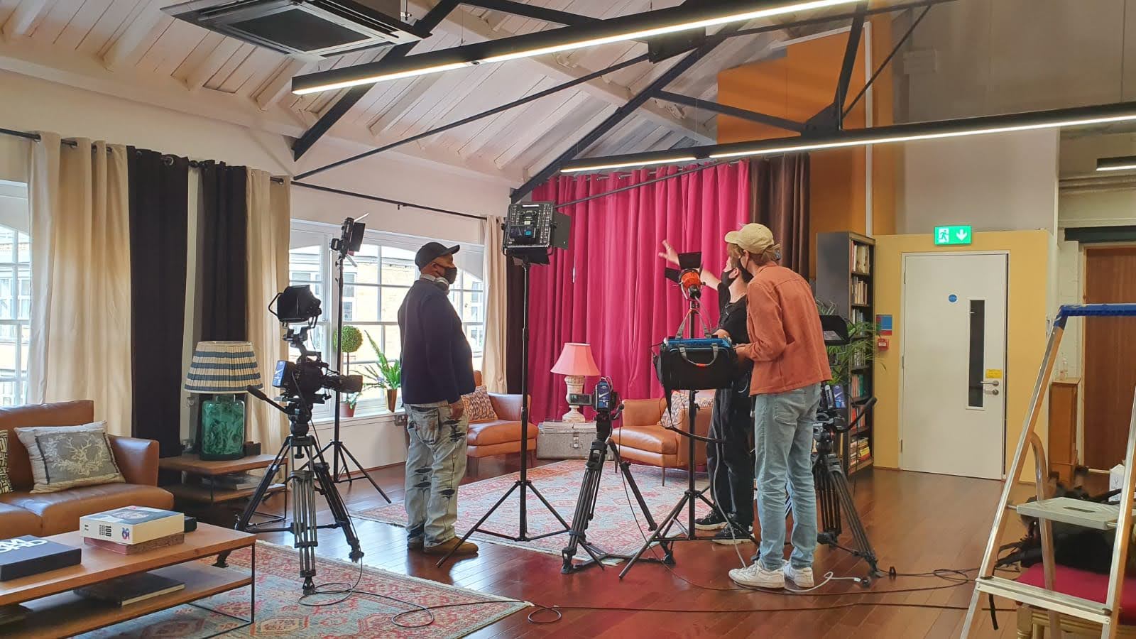 Event space at The Chalet in Lumiere Underwood, ideal for video shoots and live streams.