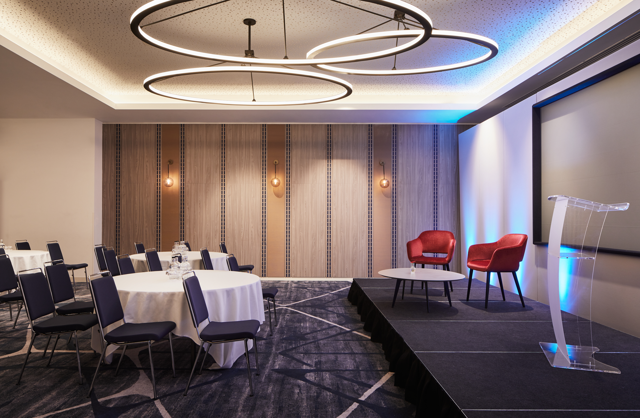 Rothwell Suite at Hyatt Regency Manchester, modern event space for intimate gatherings. - Banner