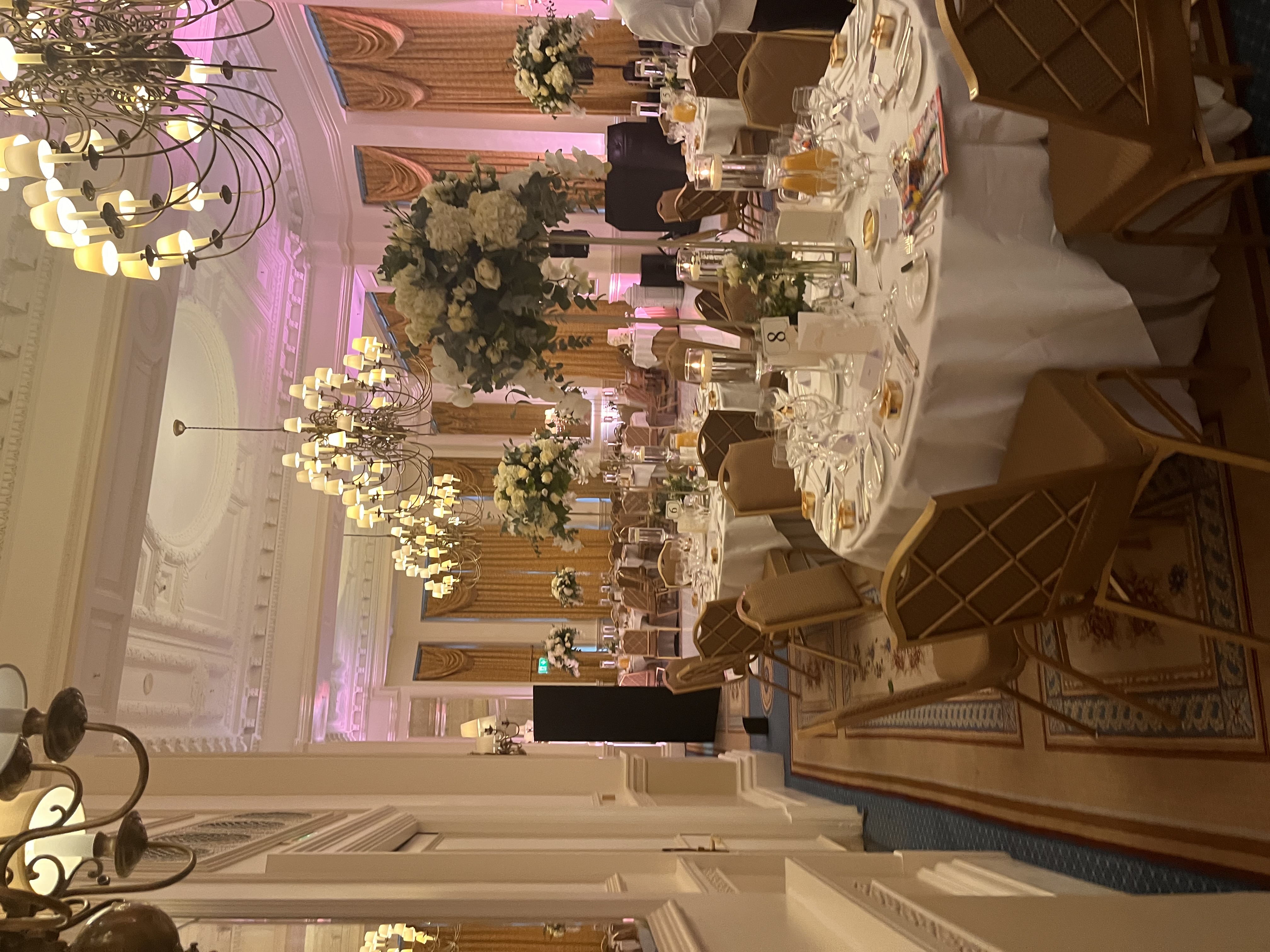 London ballroom event venue, elegant decor, Empire Room