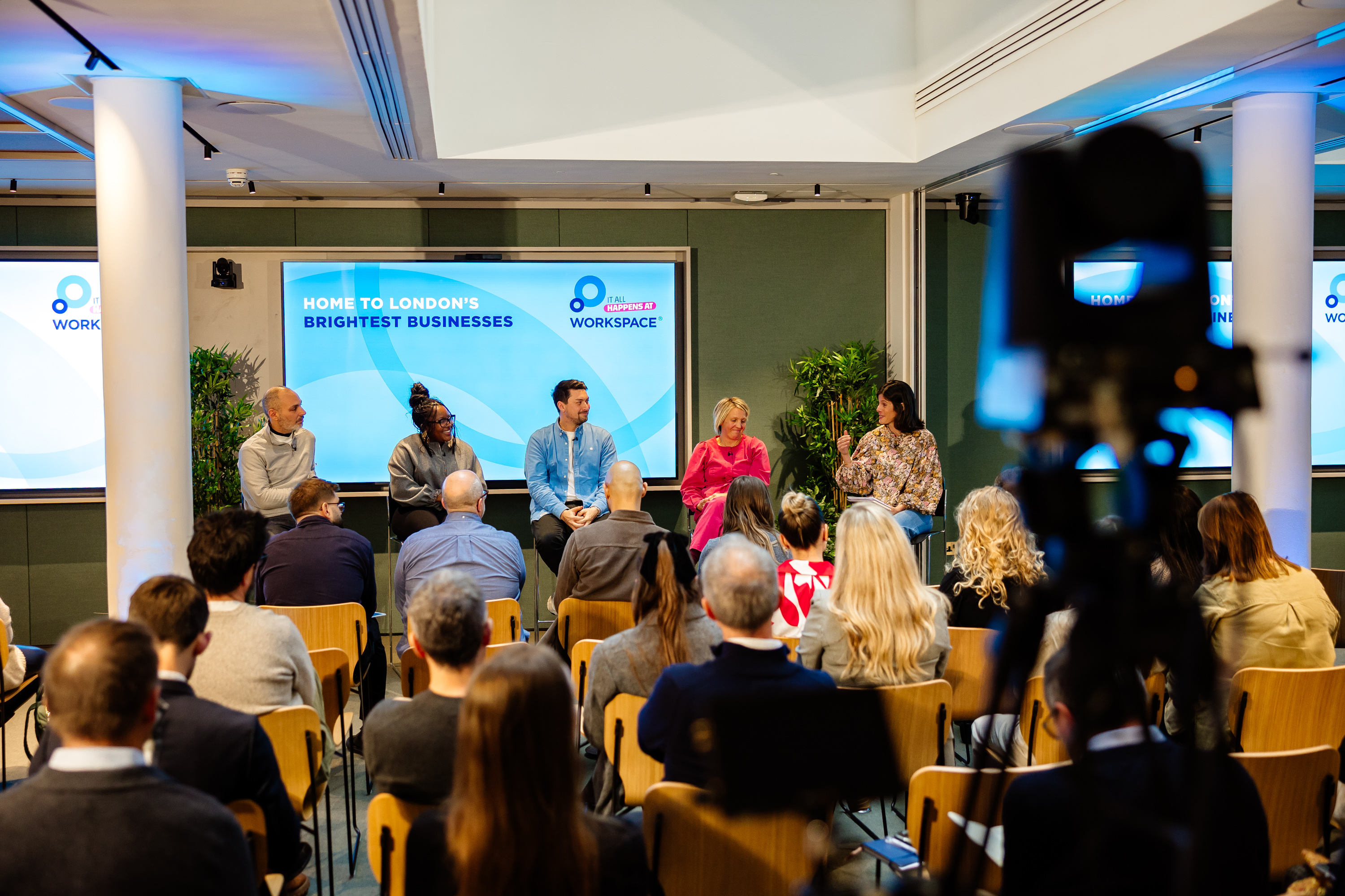 Marquise Trillion panel discussion Salisbury House business networking