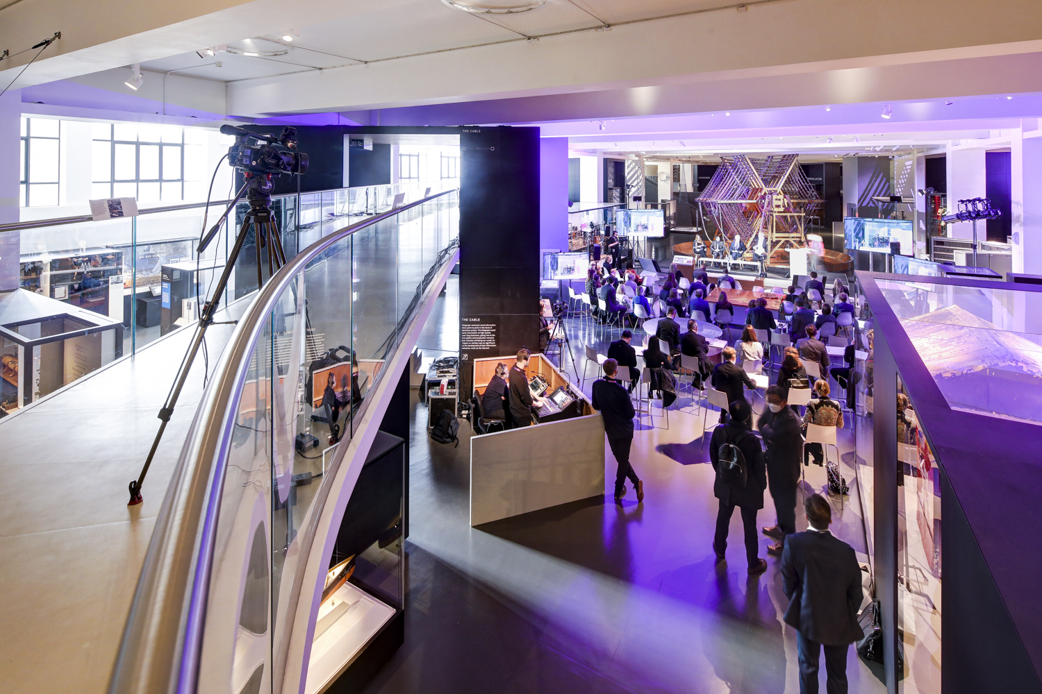 Science Museum Information Age event space, hybrid conference