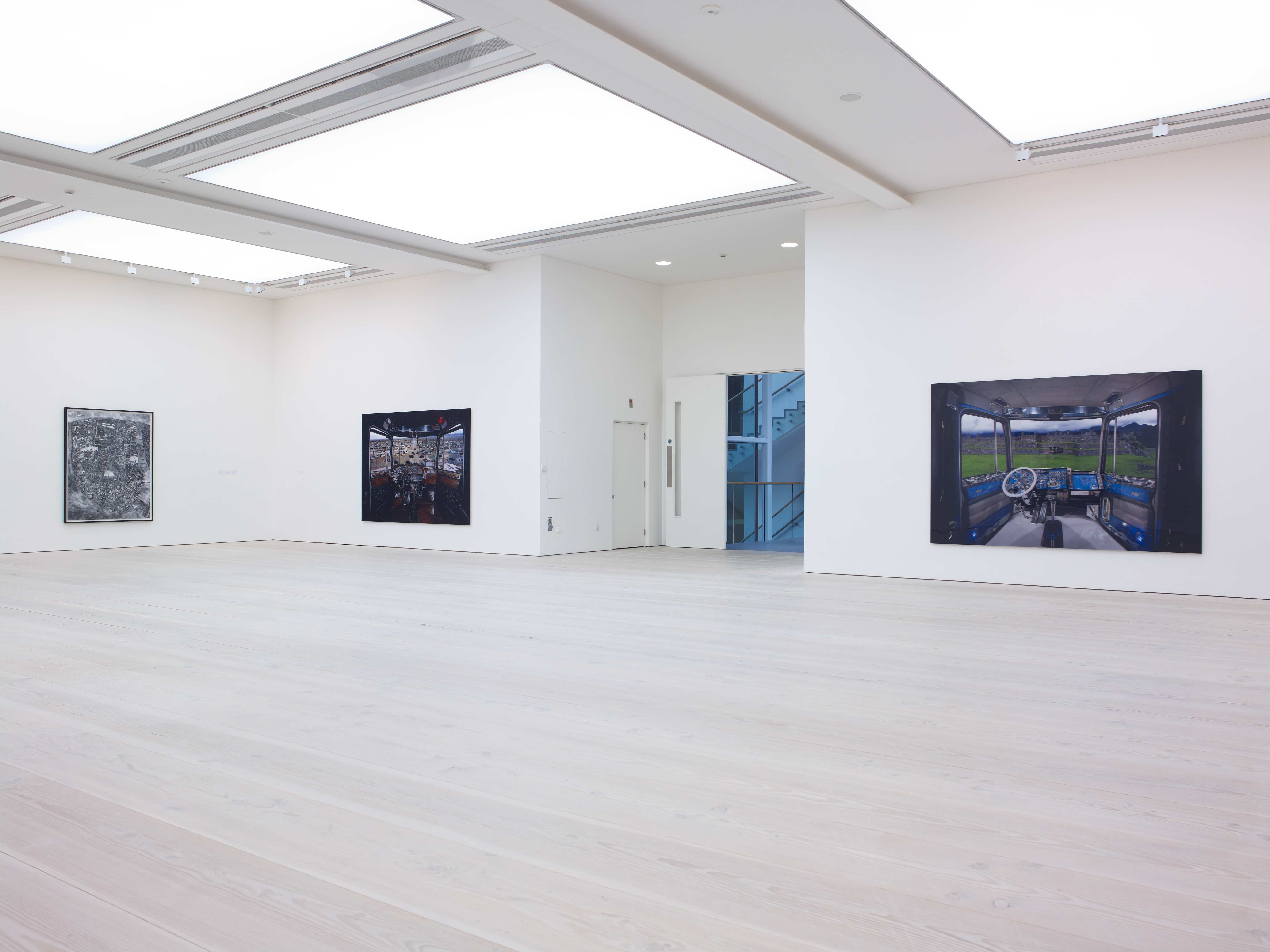 Modern art gallery interior with spacious walls for exhibitions and networking events.