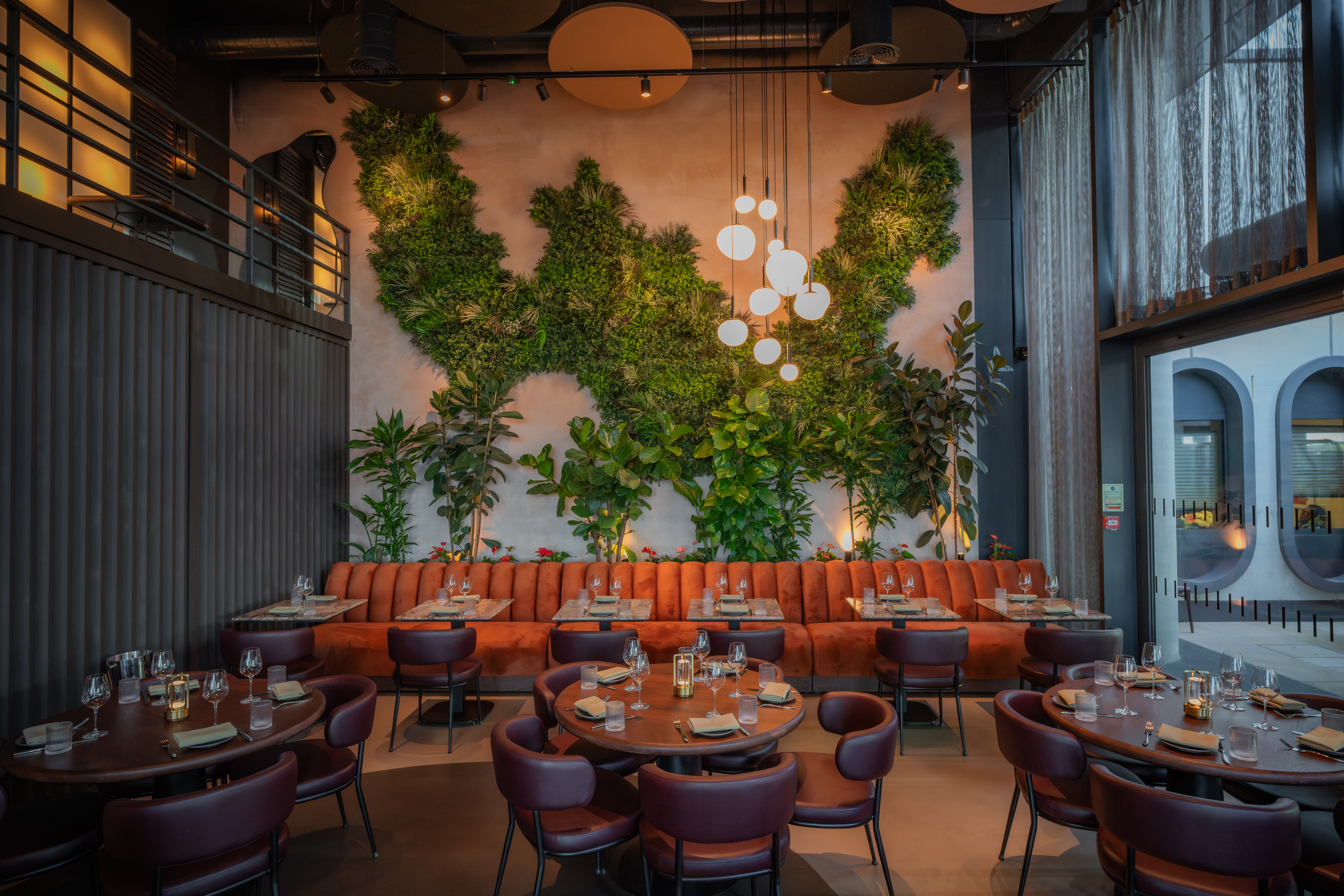 Edena Room at HERA Restaurant: stylish venue for intimate meetings and corporate events.