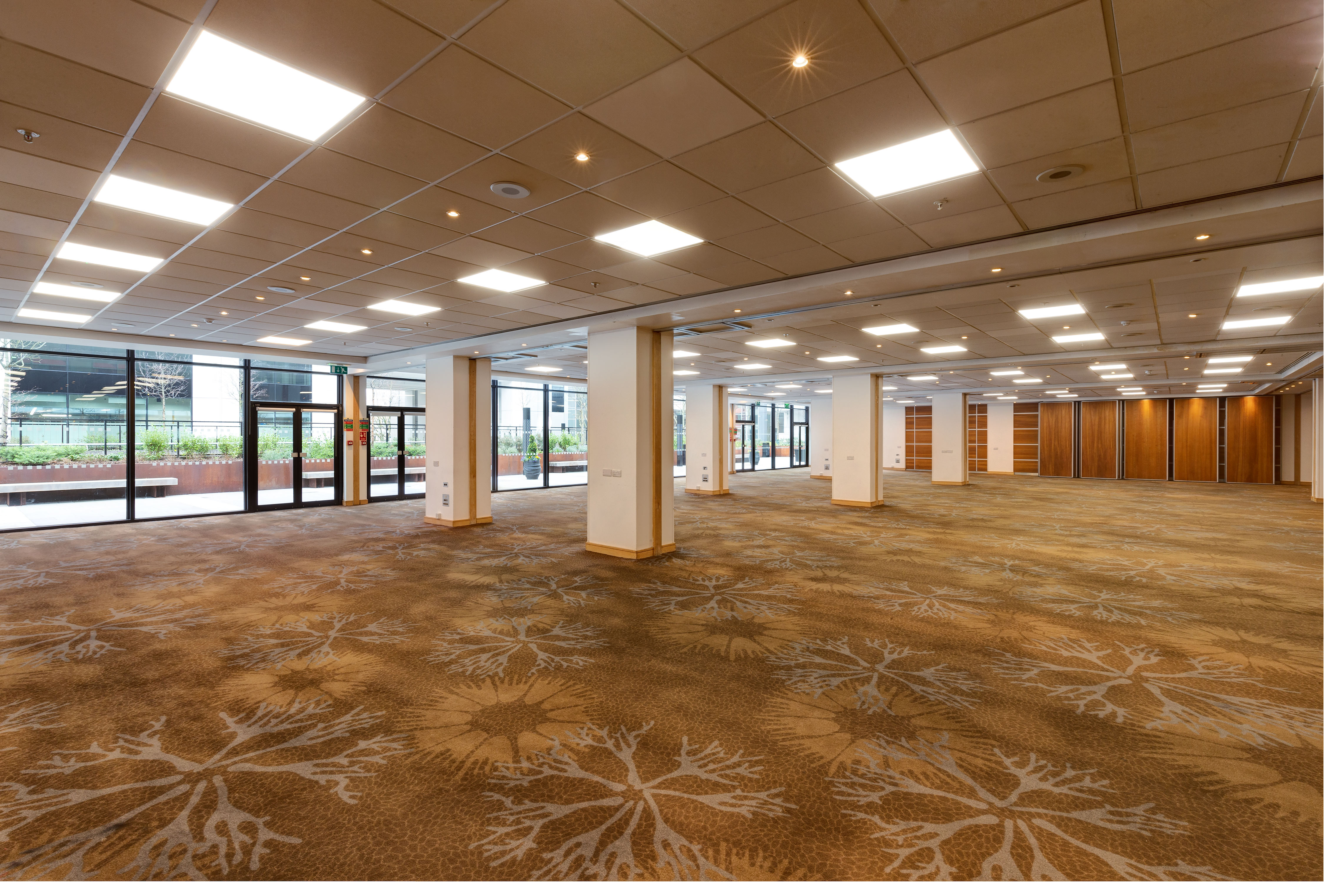 Champagne Terrace at Novotel London West, bright event space for meetings and presentations.