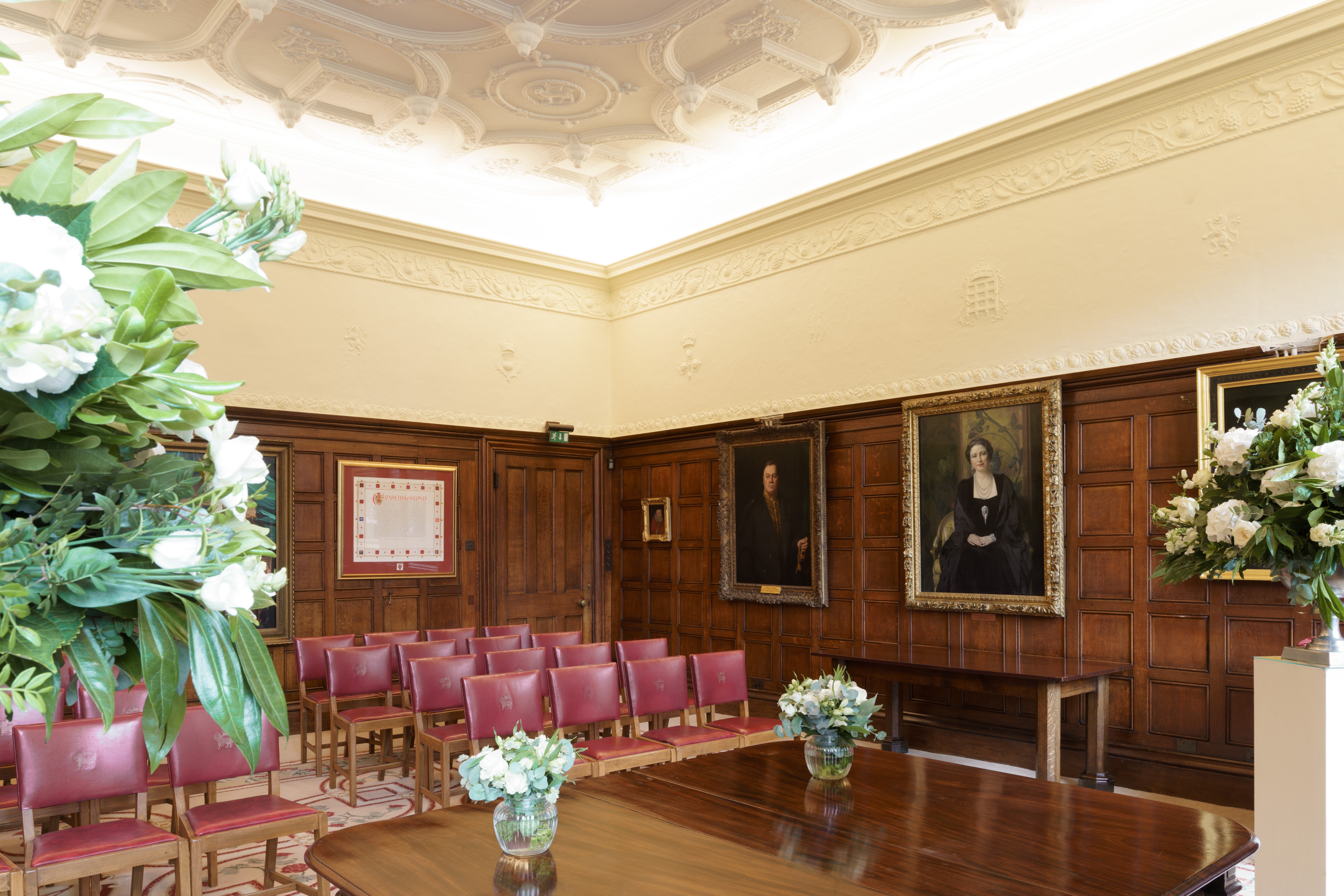 Middle Temple Queen's Room formal ceremony event