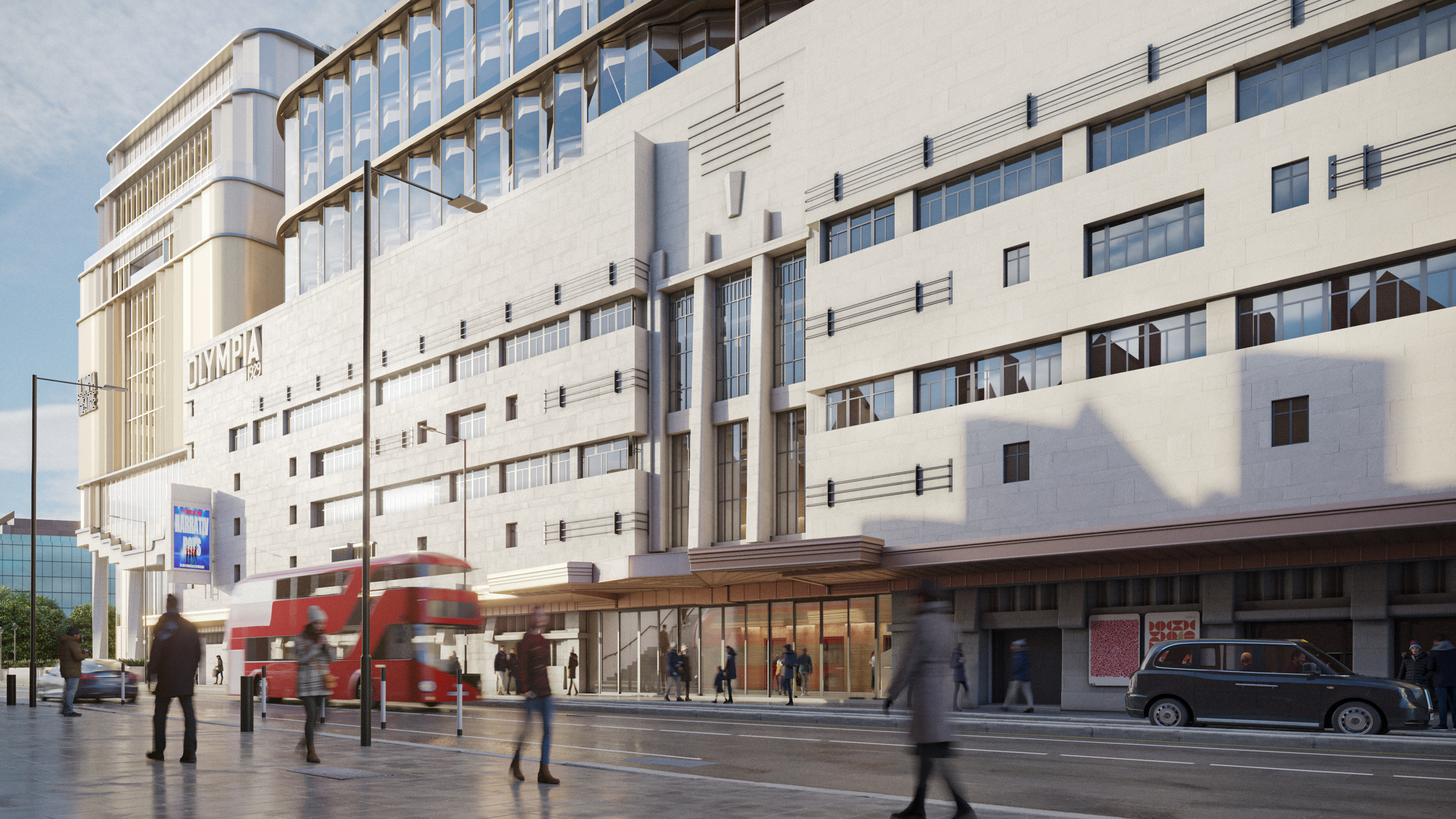 International Convention Centre Olympia, modern venue for large events and conferences.