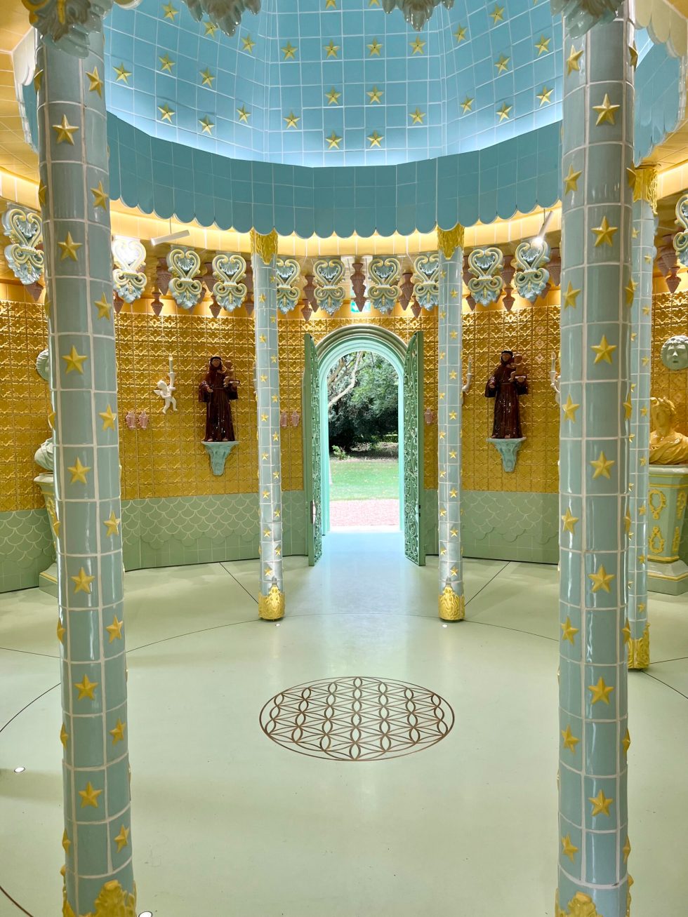 The Wedding Cake venue at Waddesdon, featuring tiered architecture for VIP events and photography.