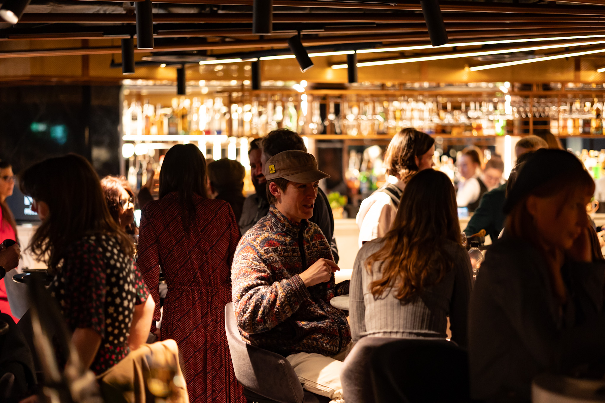 The Mezz in AO Arena: vibrant venue perfect for networking events and cocktail receptions.