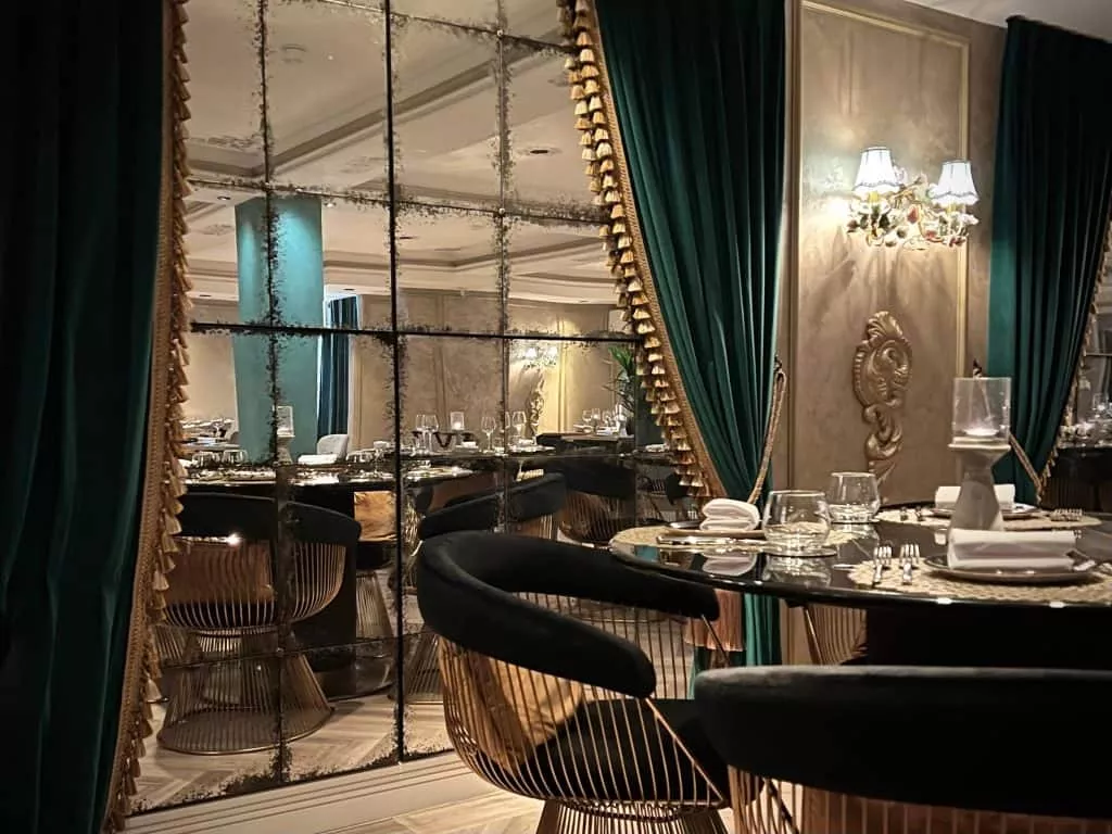 Private dining at Varanasi Boutique: luxury executive dinner and exclusive networking event space.
