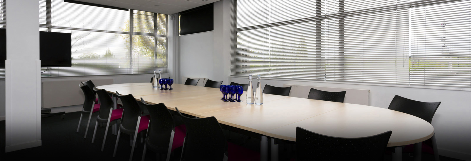 Mallard & Rocket conference room, elegant setup with natural light for meetings.
