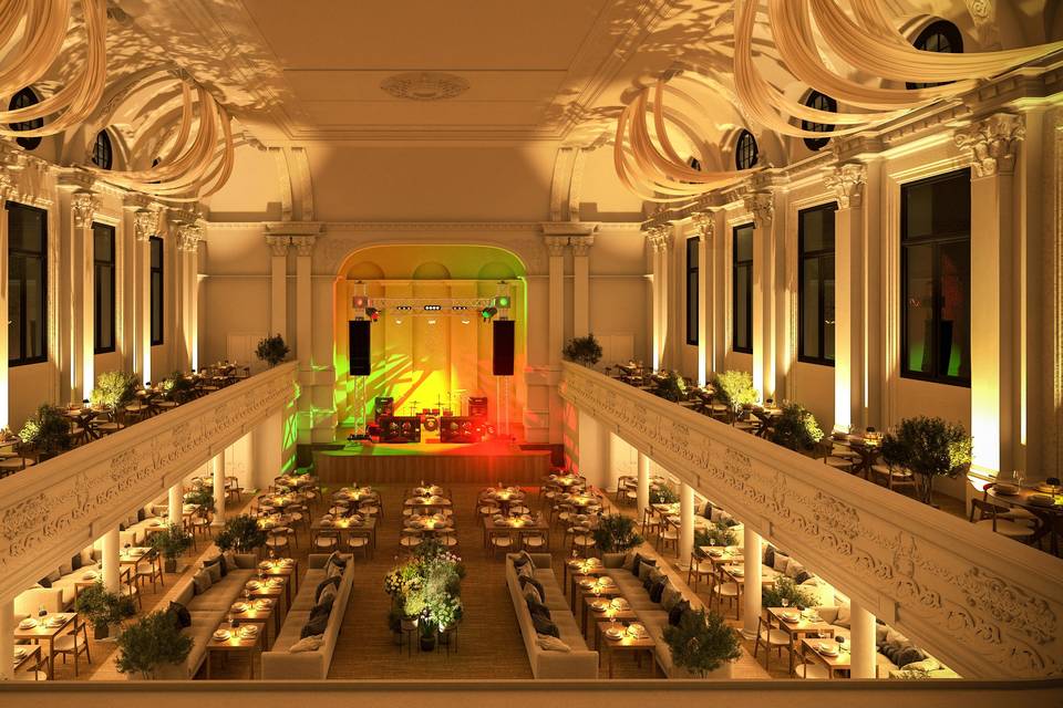Idalia Ballroom gala award ceremony tiered seating