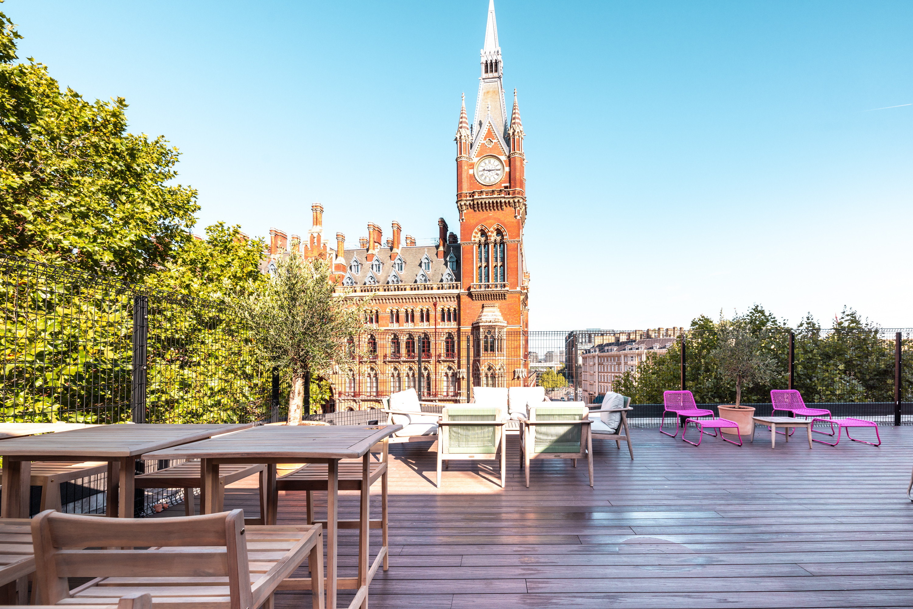 Regent's Rooftop Terrace event space with iconic London skyline view for VIP receptions.