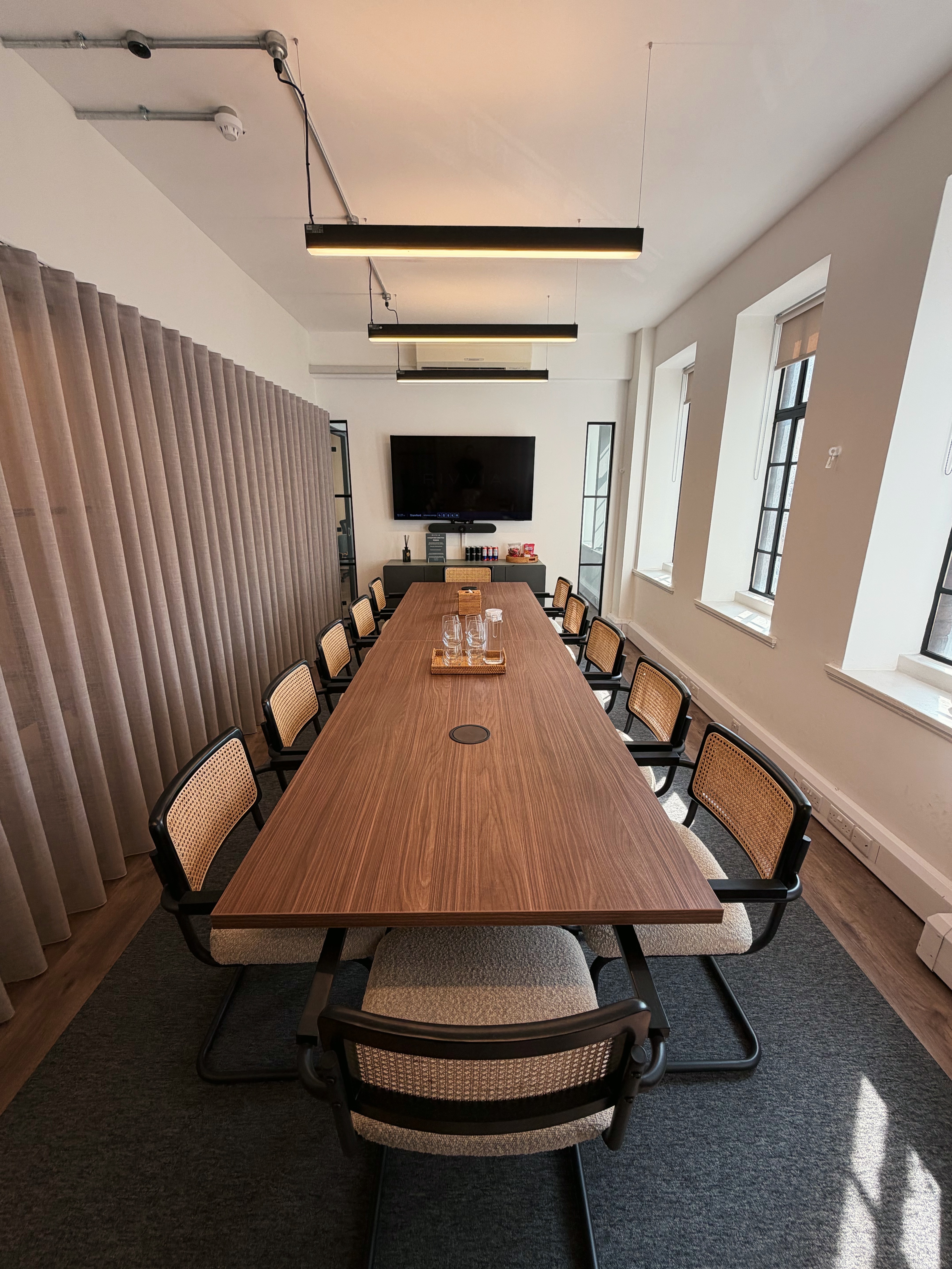 Stamford Boardroom for executive meetings and professional corporate events at Rivvia Kings Cross.