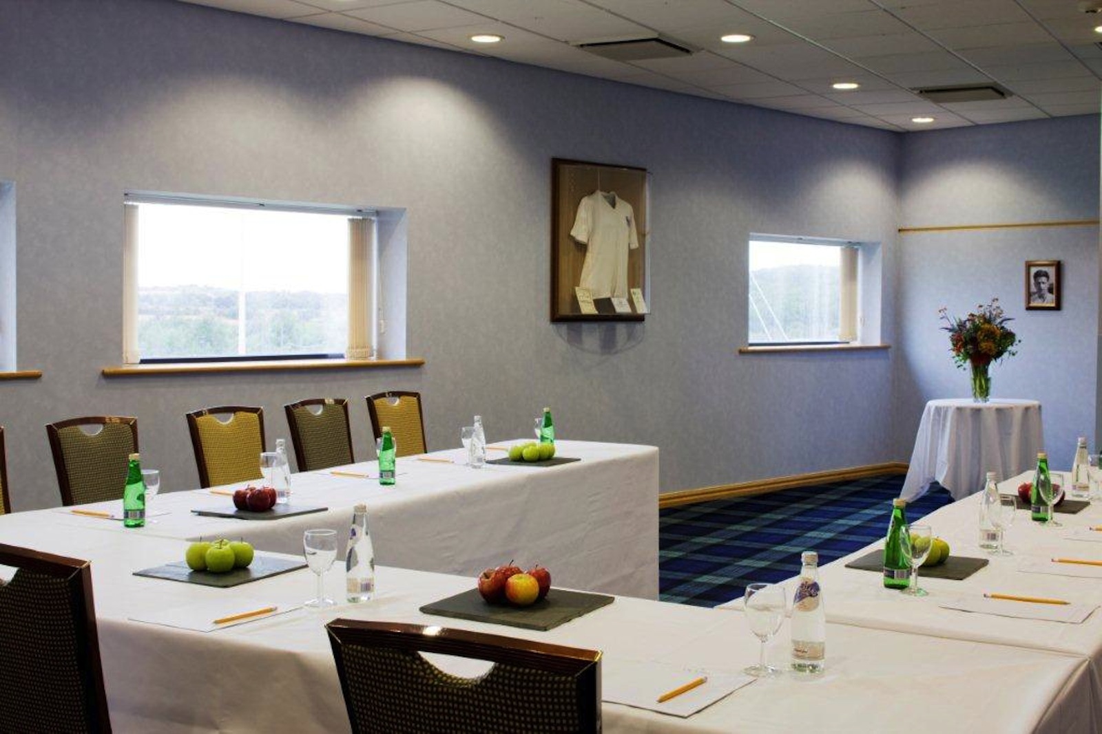 Roy Hartle Suite meeting room with natural light, ideal for professional events in Bolton.