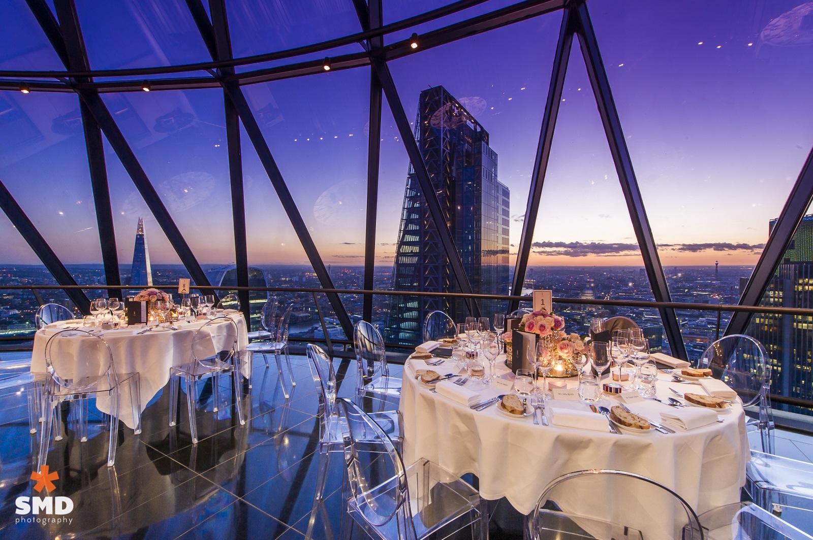 Exclusive hire of Helix and Iris | Searcys at the Gherkin