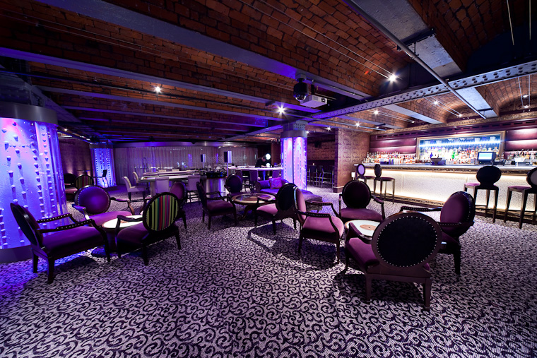 Stylish Icon VIP Lounge in Manchester 235, perfect for cocktail receptions and gatherings.